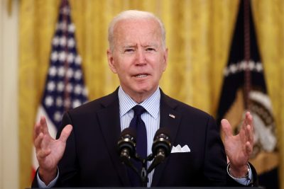 Tổng thống Mỹ Joe Biden phát biểu từ Nhà Trắng hôm thứ sáu