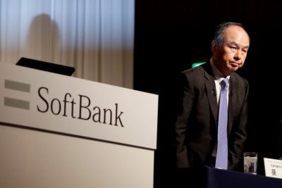 Cổ phiếu của SoftBank đã giảm 1/3 so với mức đỉnh tháng 3.