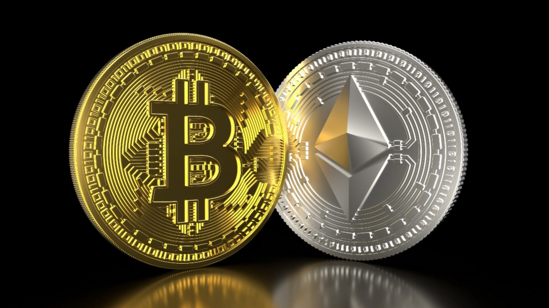 Bitcoin và Ethereum là 2 đồng tiền mã hóa lớn nhất thị trường.