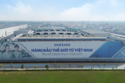 Nhà máy của Samsung tại tỉnh Thái Nguyên.