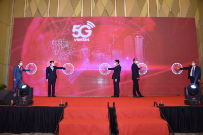 Lễ khai trương dịch vụ 5G của Viettel và Samsung tại Đà Nẵng.