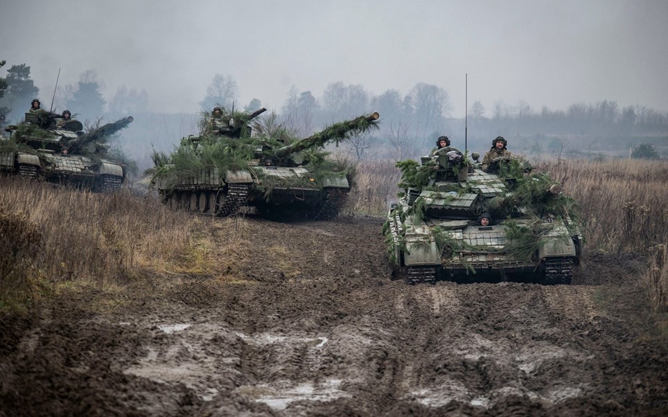 Quân đội Ukraine tập trận chiến thuật vào thứ Ba.