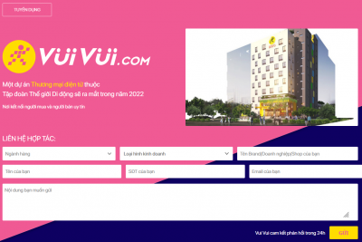 Trang web VuiVui.com hoạt động trở lại.