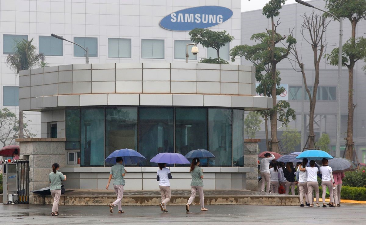Nhà máy ở Thái Nguyên có khả năng sản xuất khoảng 100 triệu chiếc smartphone Samsung mỗi năm.
