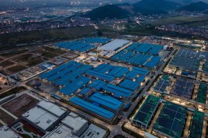 Nhà máy Foxconn và Luxshare ở huyện Việt Yên, tỉnh Bắc Giang.