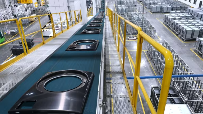 Nhà máy tại bang Tennessee là cơ sở sản xuất máy giặt và máy sấy của LG. Ảnh: LG Electronics. Nhà máy tại bang Tennessee là cơ sở sản xuất máy giặt và máy sấy của LG. Ảnh: LG Electronics.